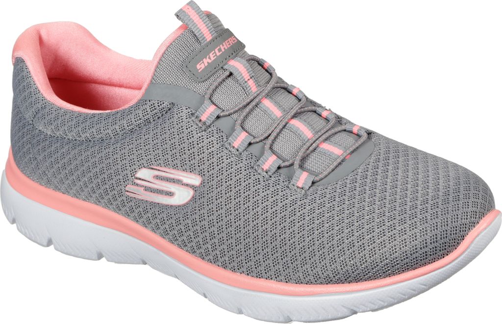 Skechers Freizeitschuhe 12980-GYPK Skechers Summits grau/pink Größe