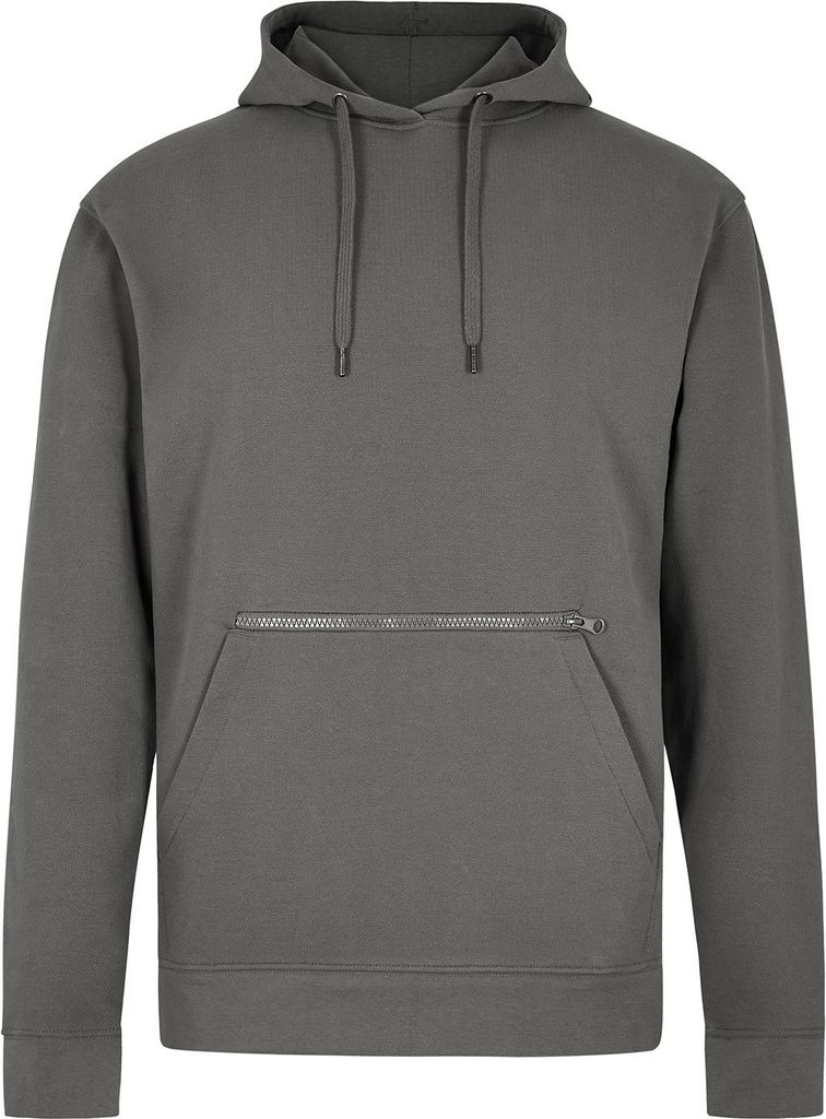 Kustom Kit - Kapuzenpullover Reißverschlusstasche für Herren/Damen Uni RW10532 (M) (Dunkelgrau)