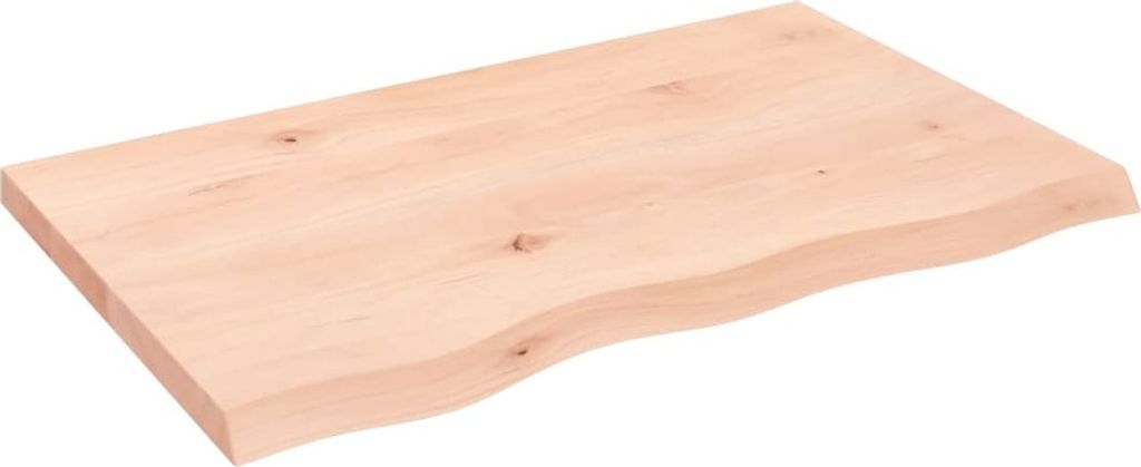 Wandregal 80x50x(2-4) cm Massivholz Eiche Unbehandelt