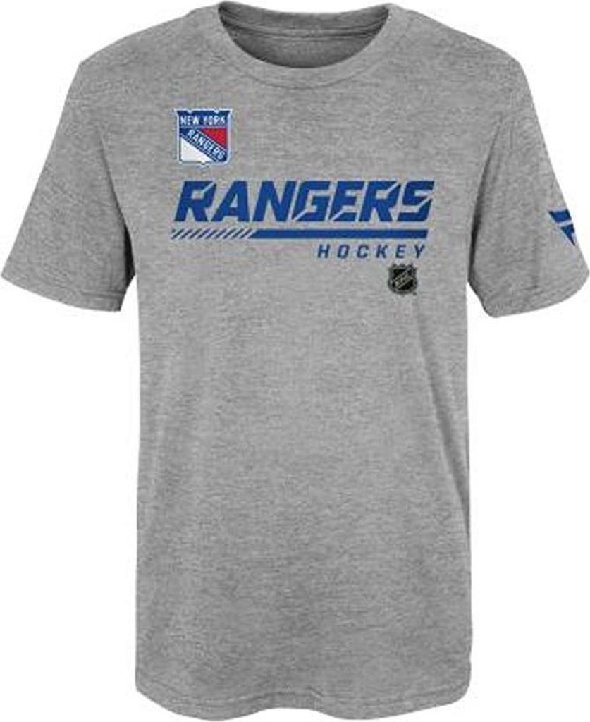 OUTERSTUFF NHL Apro Prime Baumwoll, Kurzarm Junior T-Shirt, Rangers, Größe: M (10-12 Jahre)