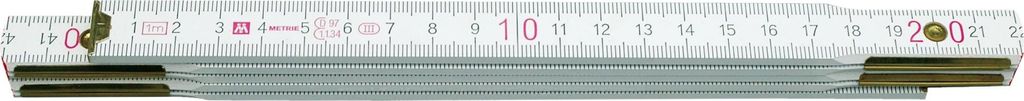VOREL 15005 Zollstock de Klappholz 1 m