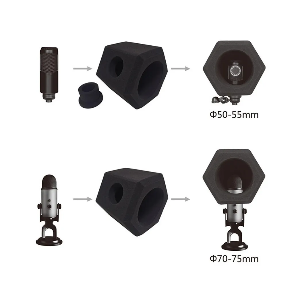 C2 Couverture microphone éponge et bonnette haute densité professionnelle - 9