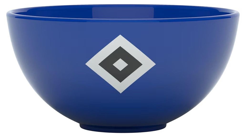 Hamburger SV HSV Müslischale Raute, Offizieller Fanartikel, Produktbild 