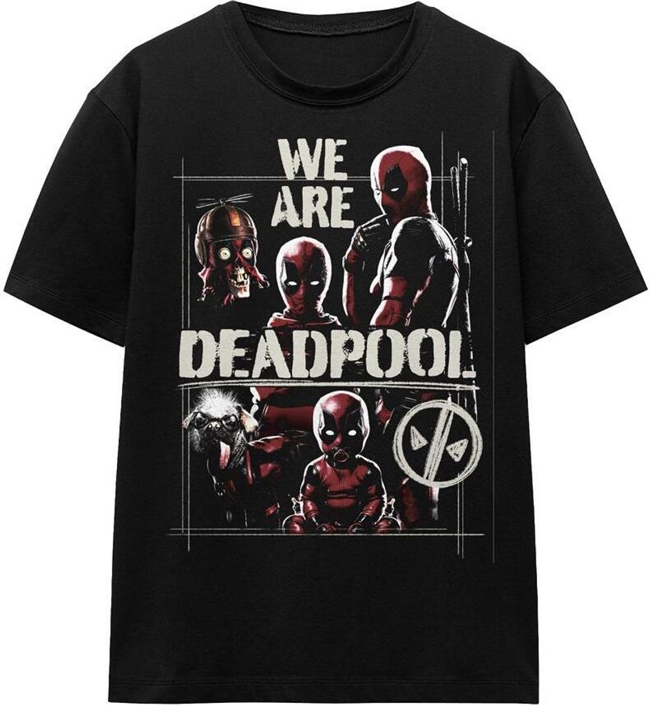 Deadpool & Wolverine - "We Are Deadpool" T-Shirt für Herren/Damen Uni TV17000 (M) (Schwarz)