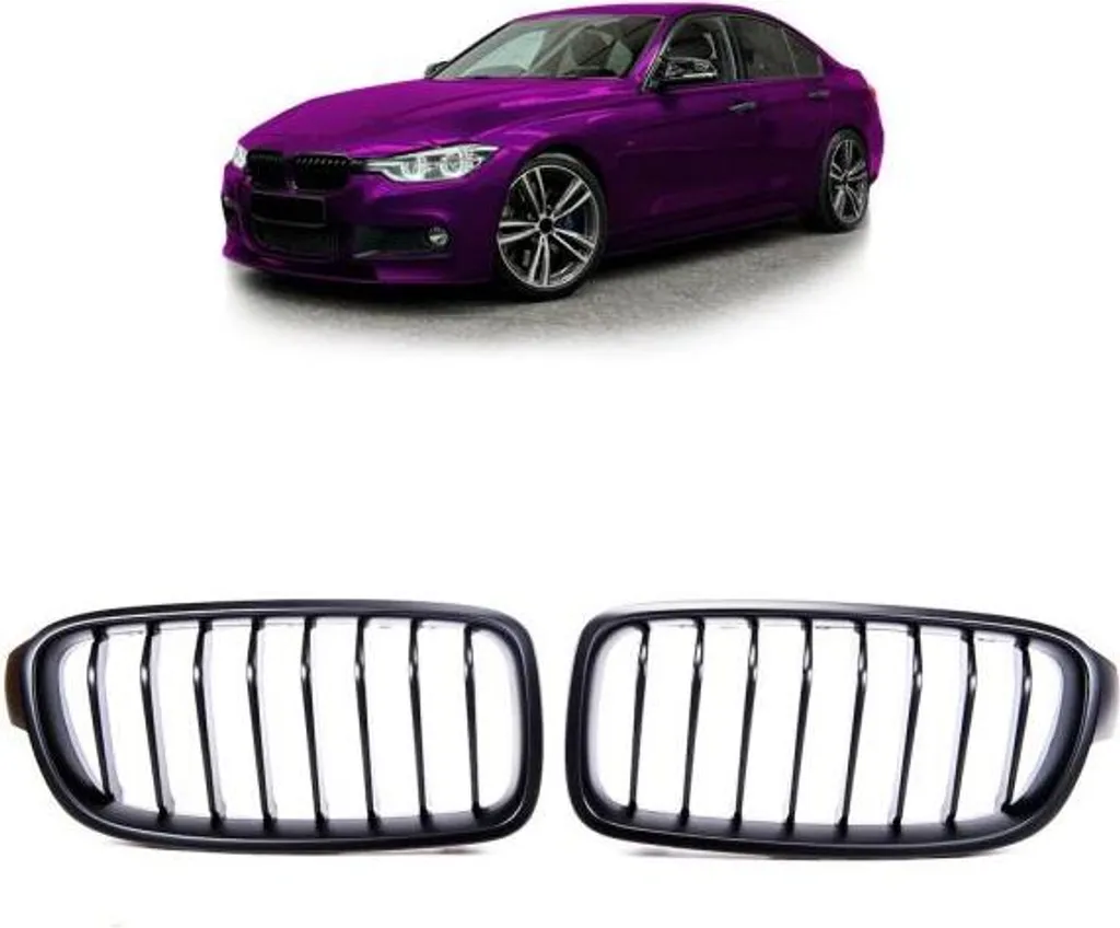 Calandre Noire Mate Performance pour BMW Série 3 F30 F31 Berline Touring