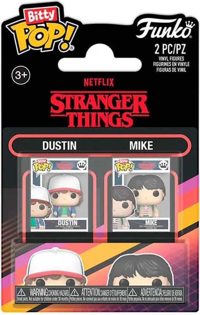 FUNKO Bitty POP - Stranger Things Dustin und Mike Blister