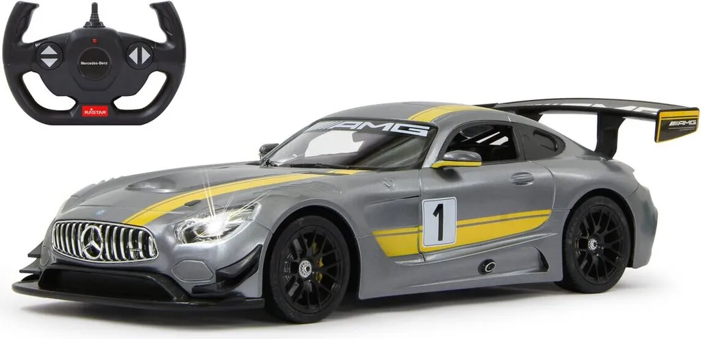 Mercedes-Benz AMG GT3 1:14 Performance - Finition Grise et Radio 27MHz
