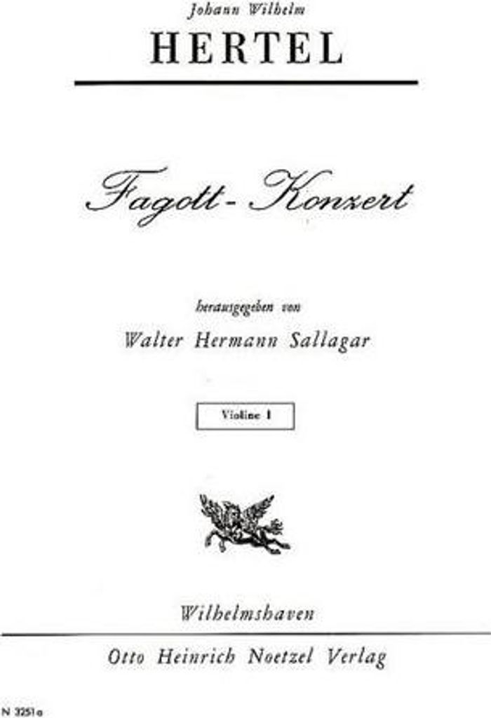 Konzert a-Mollfür Fagott, Streicher und Bc