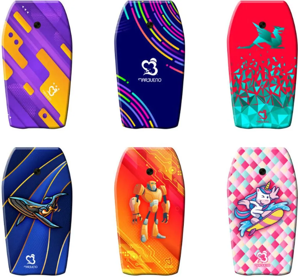 Bodyboard Marbueno 68 x 43 cm ultra léger et robuste multicolore