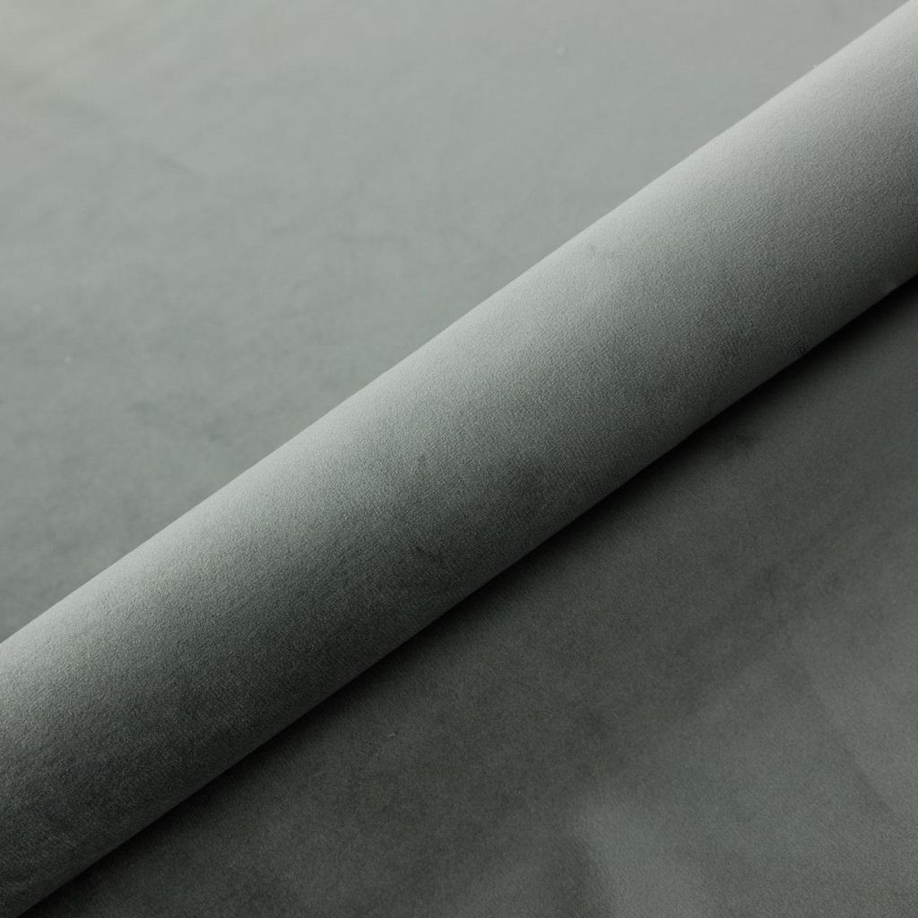 Vorhangstoff Holland Velvet Dunkelgrau – 280 cm Breite, 260 g/m² – Meterware für Vorhänge, Möbel, Tischdecken & Dekoration