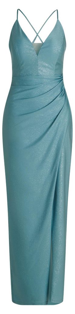 Vera Mont Kleid Lang ohne Arm 5827 Mint/Silver 38