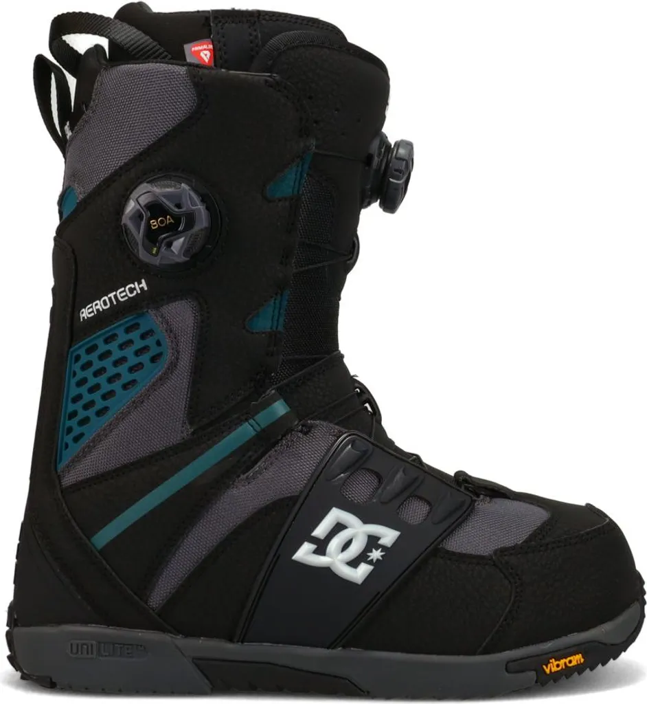 Chaussures de skate robustes DC Phantom Noir Blanc 8.5 anti-usure - 2