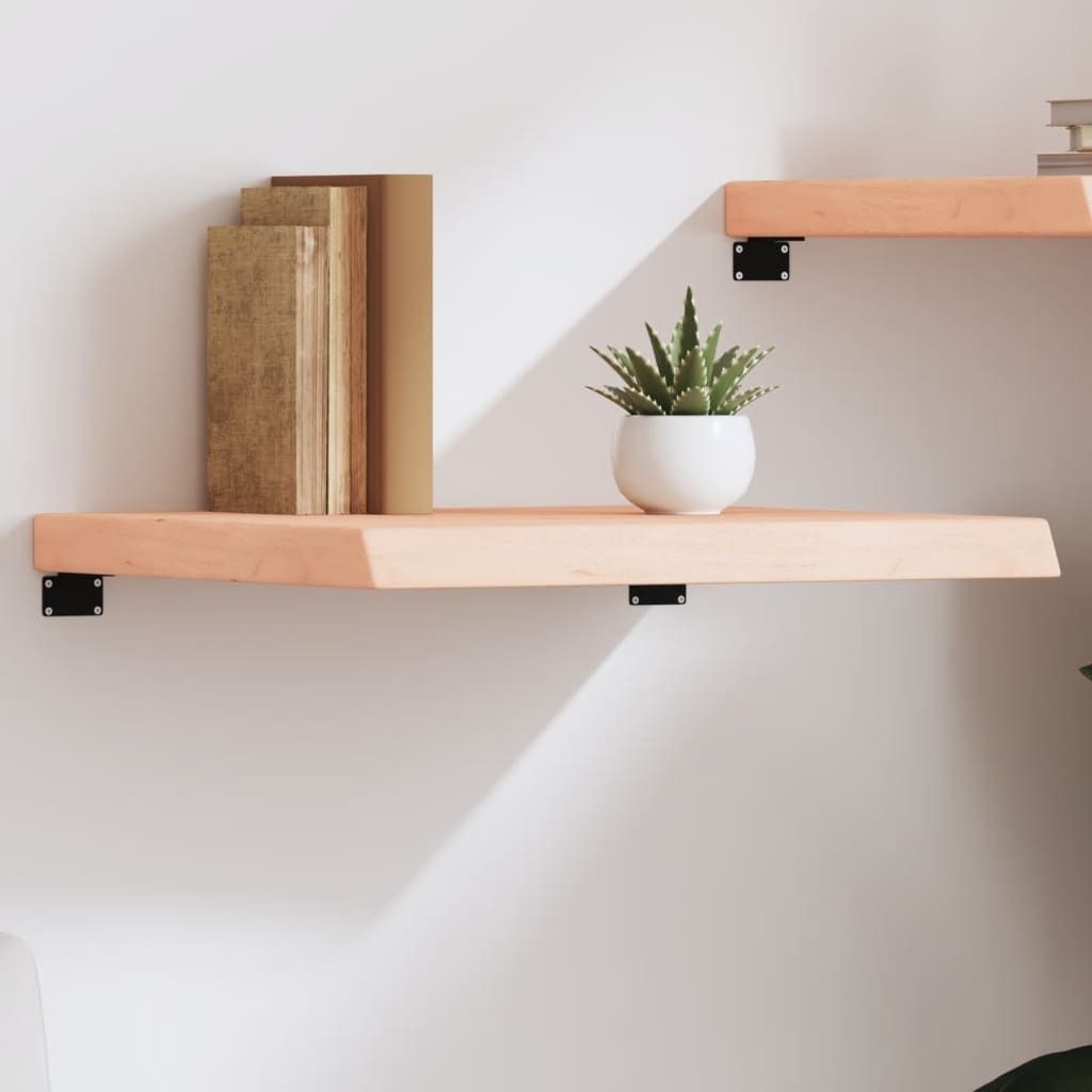 "Spring Sale"Wandregal - modernes Design - Hängeregal/Küchenregal - 60x60x(2-6)cm Massivholz Eiche Unbehandelt DE448046 - Wandregale