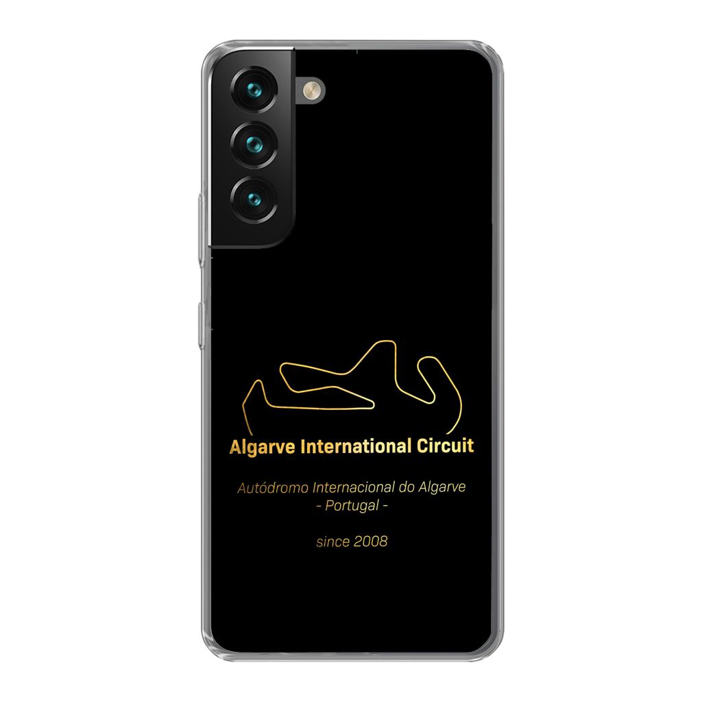 MuchoWow Handyhülle Schutzhülle Hülle für Samsung Galaxy S22 Plus Portugal - Formel 1 - Rennstrecke Silikon Softcase Handy Hülle - Schutzabd...