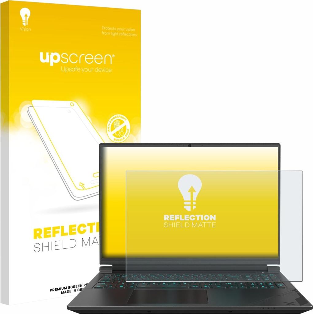 upscreen Schutzfolie für Gigabyte G6X Displayschutz Displayschutzfolie Folie Matt Entspiegelungsfolie