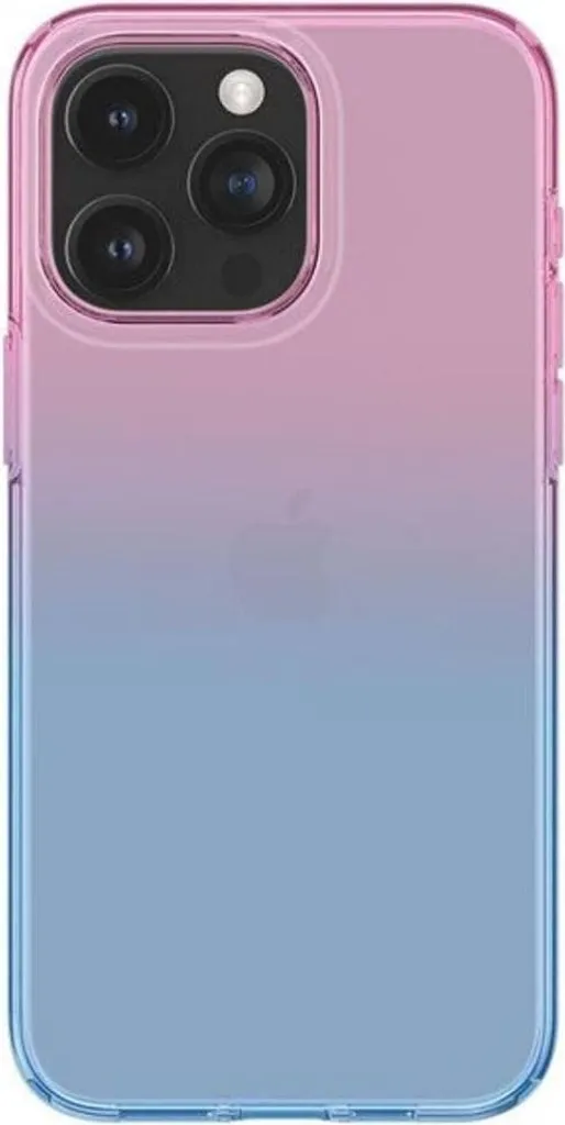 Spigen Liquid Crystal Rosa iPhone 15 Pro - Protezione TPU Gradation