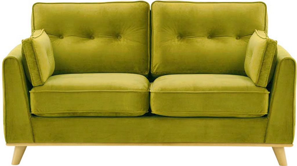 SLF24 - Zweisitzer-Sofa Farrow - olivgrün - Velluto 9