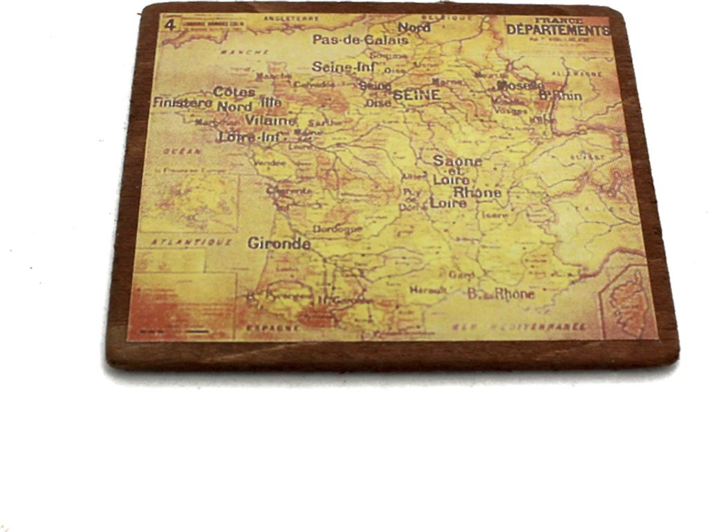 Puppenhaus Miniatur 1 zu 12 Landkarte