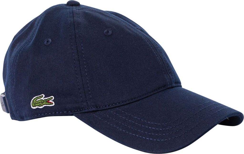 Lacoste Bio-Baseballmütze mit Logo, Blau One Size Produktbild 