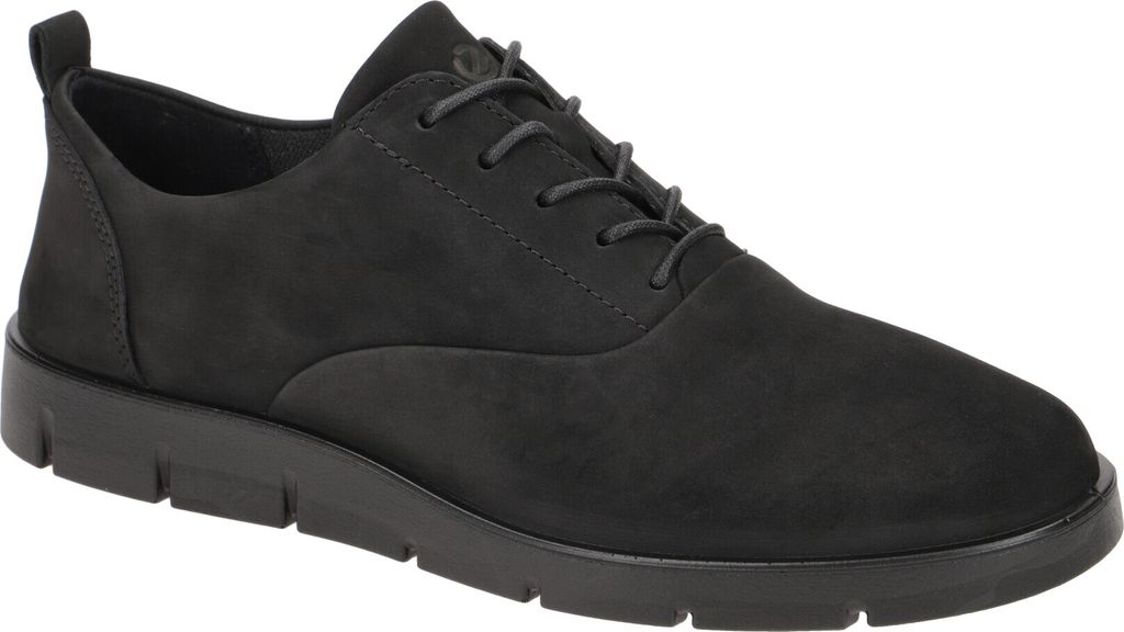 Ecco BELLA Damenschuhe - bequeme Schnür- Halbschuhe schwarz Freizeit NEU