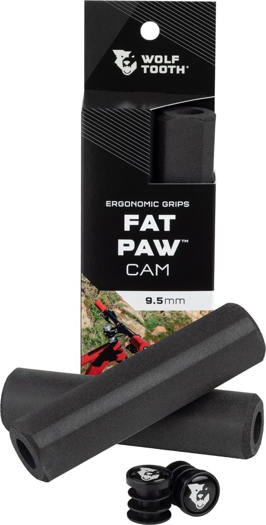 Wolf Tooth Fat Paw Cam Grips Black 9.5 Lenkergriff
