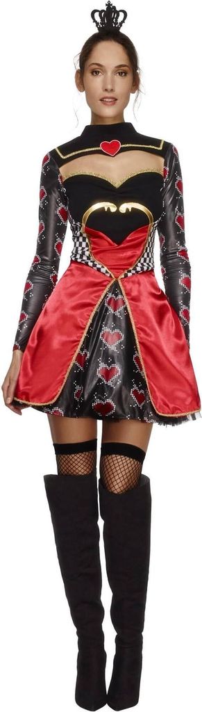 Fever - Kostüm - Damen SM2365 (M) (Schwarz/Rot)