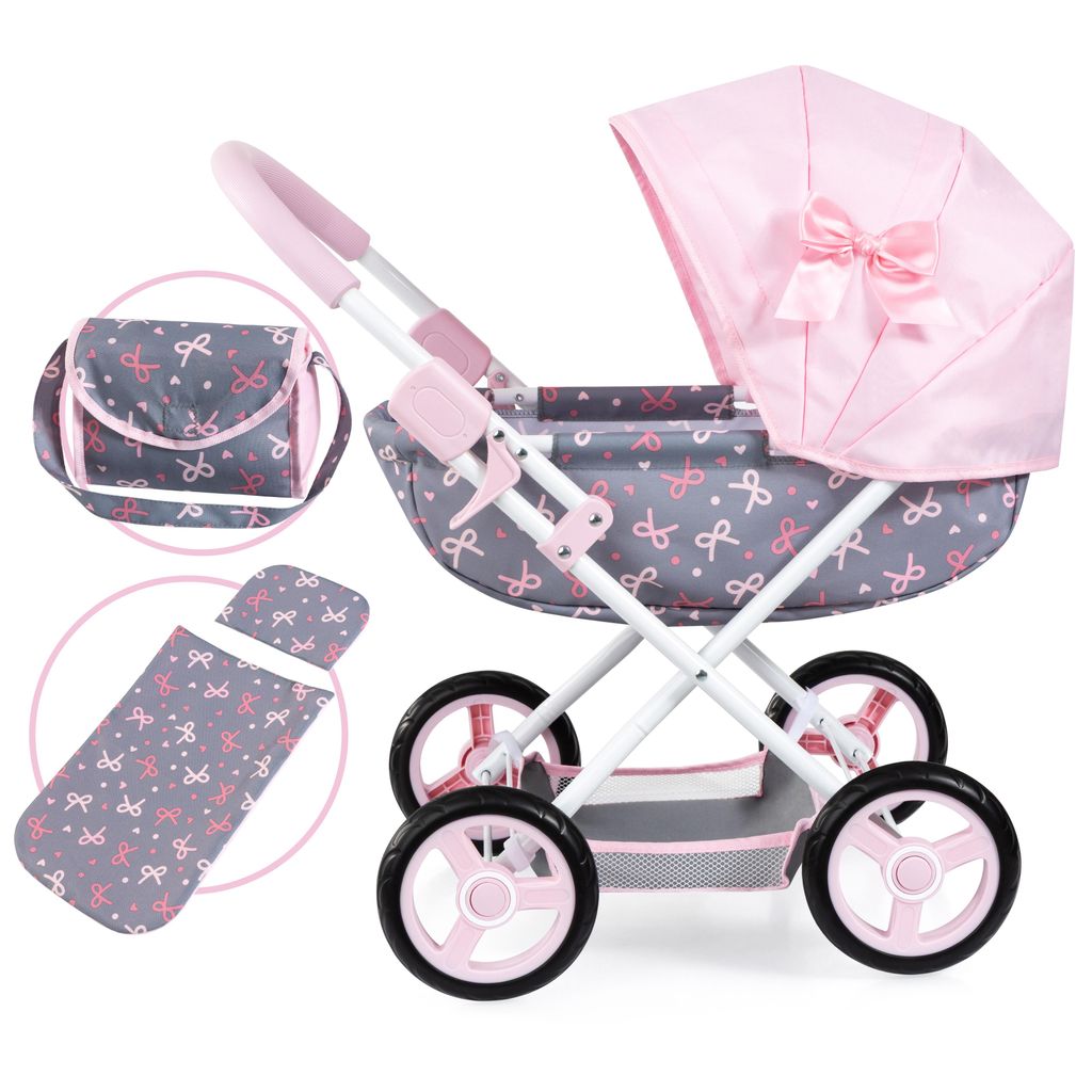 Bayer Design 12704AA Puppenwagen Cosy, integrierter Korb, Produktbild 