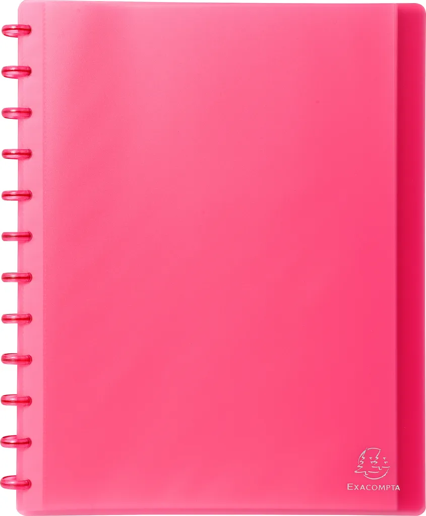 Classeur Porte-vues A4 Rouge pour Présentation 60 Vues - Pack de 4 PRO