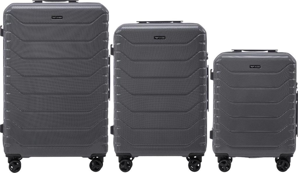 WINGS CRAKE 3er Set Reisekoffer Polycarbon, Premium Produktbild 