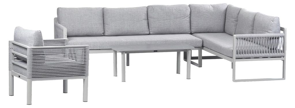 Ecklounge-Set Reims | Lounge-Sessel Cuba | Rechts | Sand