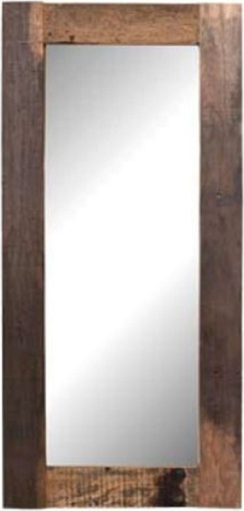 Casa Padrino Landhausstil Wandspiegel Naturfarben 80 x 3 x H. 170 cm - Landhausstil Möbel