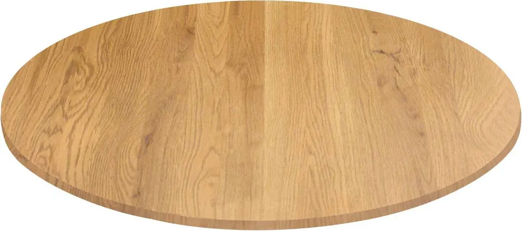 MilaniHome.it - Piano Per Tavolo Moderno A Colonna Da Assemblare Ideale Per Bar E Ristoranti, Cm Diametro: 80x18 Hdi coloreMarrone