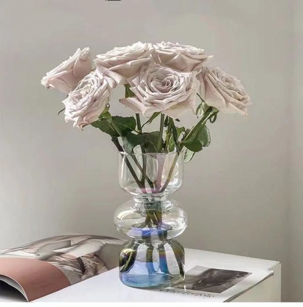 Vase de décoration moderne pour culture de tulipes en hydroponie