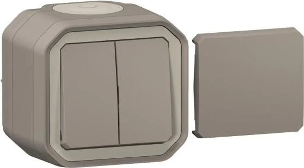 Legrand Plexo 069719L : Interrupteur va-et-vient robuste anti-humidité