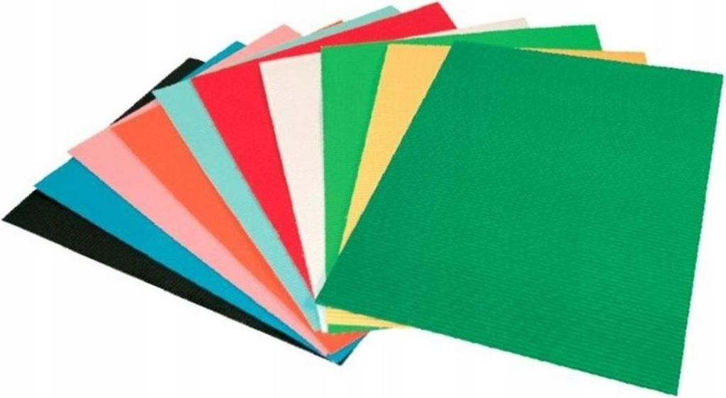 Golfkarton mix, 10 kleuren, 25 x 35 cm Productafbeelding 