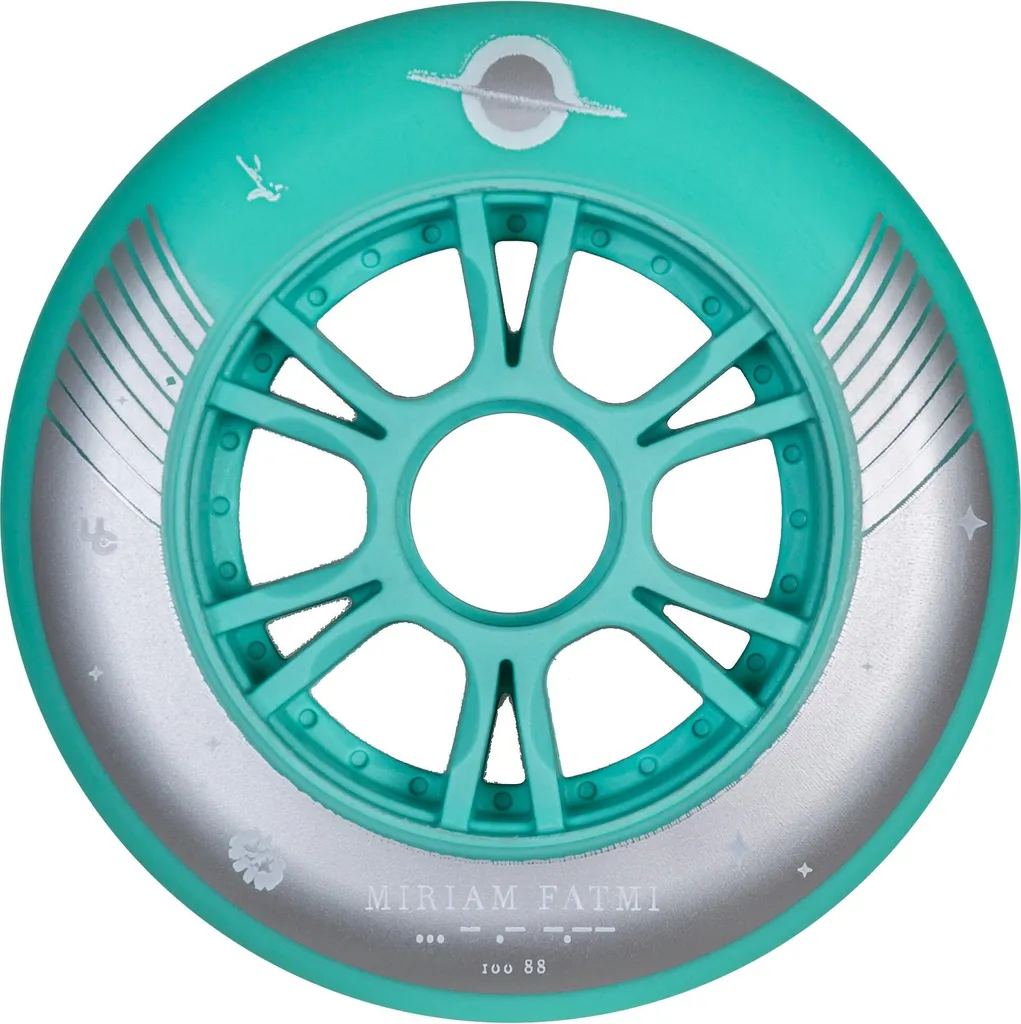 Roulettes de patin et roller freeride Undercover UC 100mm argent