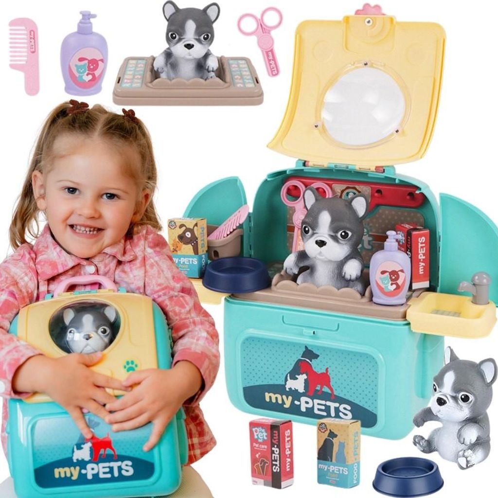 Woopie Dog Salone di bellezza portatile 2 in 1 in uno zaino Immagine del prodotto 