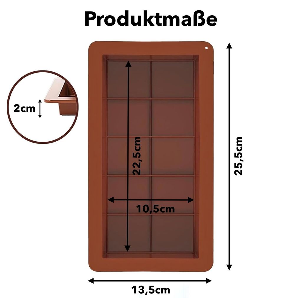 AVANA Schokoladenform aus Silikon (2er Set) Dubai Produktbild 4