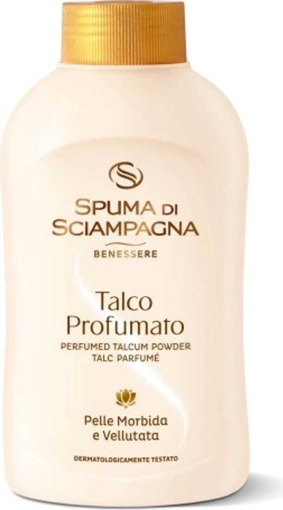 Pelle Morbida e Vellutata parfümierter Talk 200g - Spuma di Produktbild 