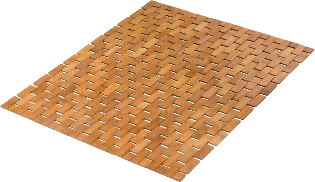 Tapis de bain en bambou PALITO anti-humidité et facile à nettoyer 50x70
