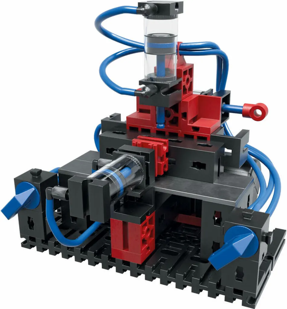 Kit Pneumatic Power fischertechnik avec Vérins et Compresseur Manuel - 13