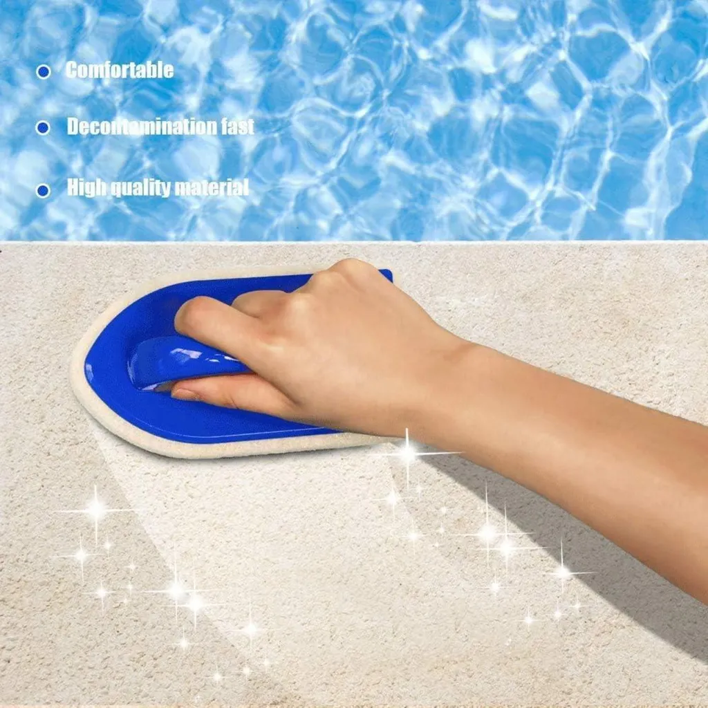 Set di spazzole per piscine e vasche, con spazzola grande in alluminio