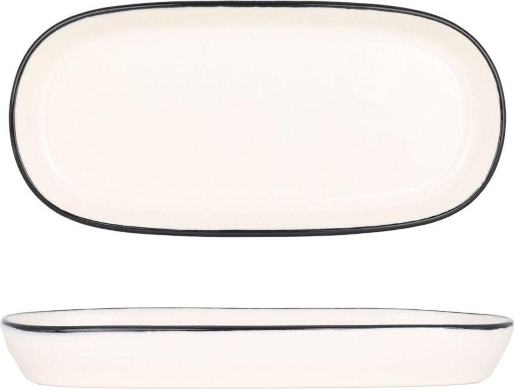 Bonna Servierschale - Linea Black - Porzellan - 14 cm