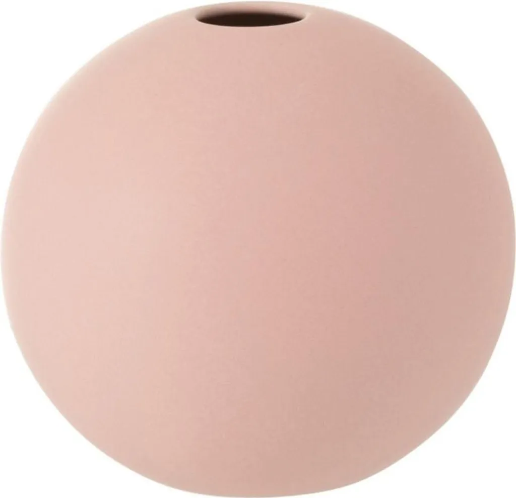 J-Line Vase Céramique Ball Pastel Pink Small - Objet Décoratif Design
