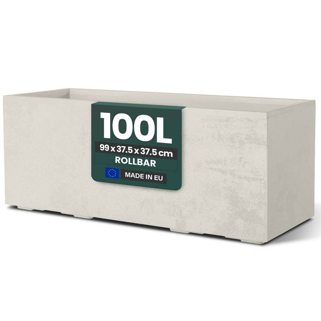 Kreher® XL Pflanzkasten „Millennium“ 99x37,5x37,5 cm - 100L Produktbild 