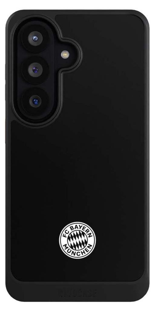 NIVOCASE Hülle für Samsung Galaxy S26 Handyhülle NIVOcore Case Schwarz FC Bayern München FCB Offizielles Lizenzprodukt
