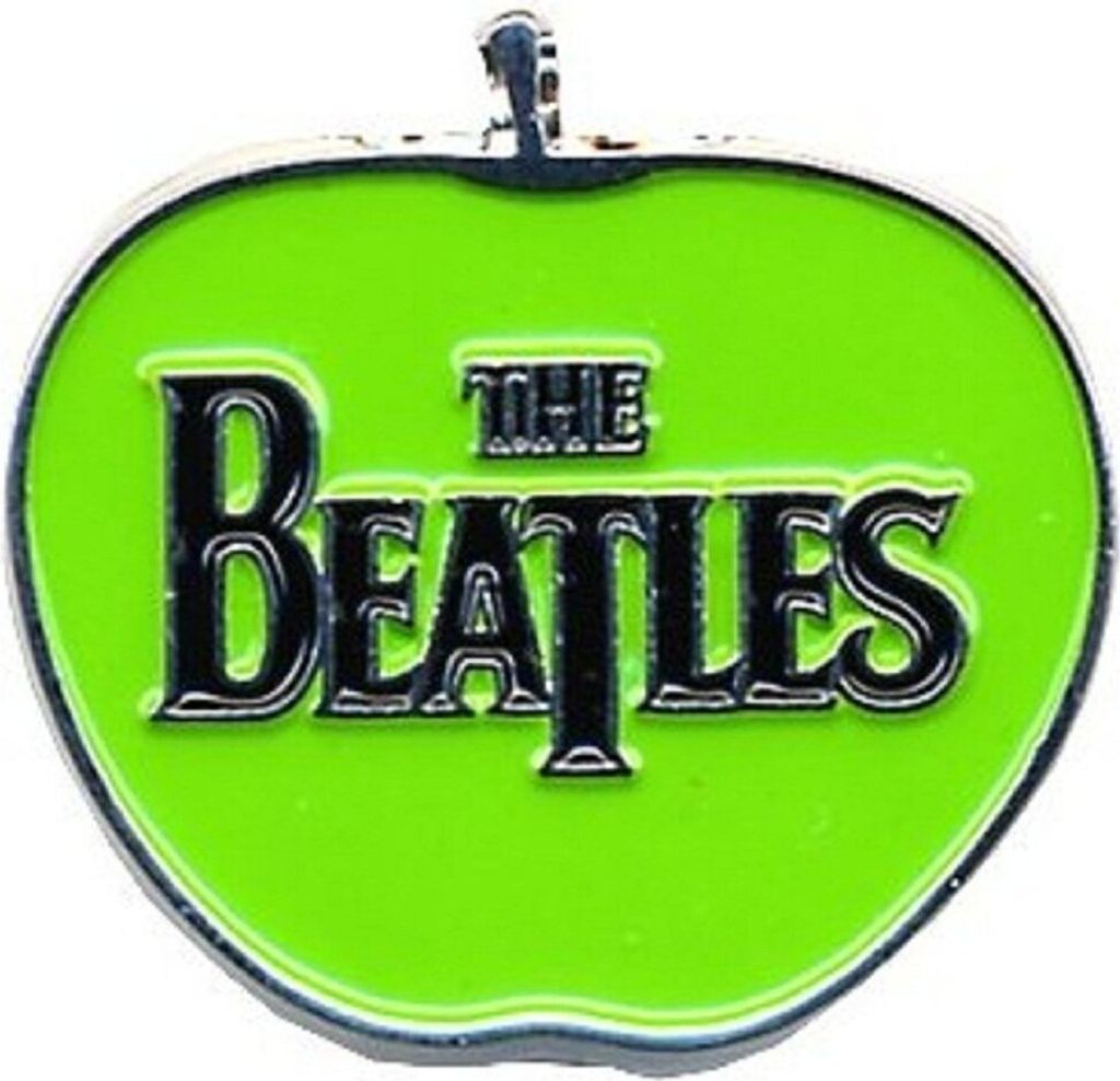 The Beatles - Apfel - Abzeichen - Metall Logo RO10394 (Einheitsgröße) (Grün/Silber)