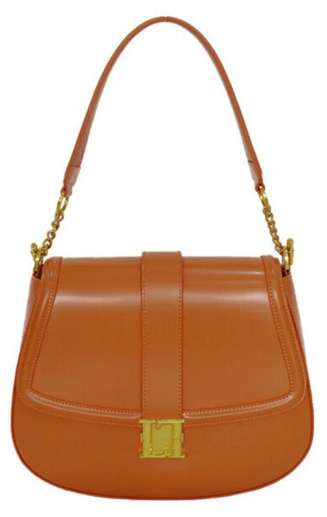 Lamarthe Bella Posttasche aus braunem Leder