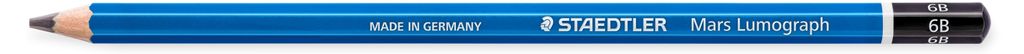 STAEDTLER® 100-6B Potlood, Mars Lumogr. 6B, 100% Productafbeelding 