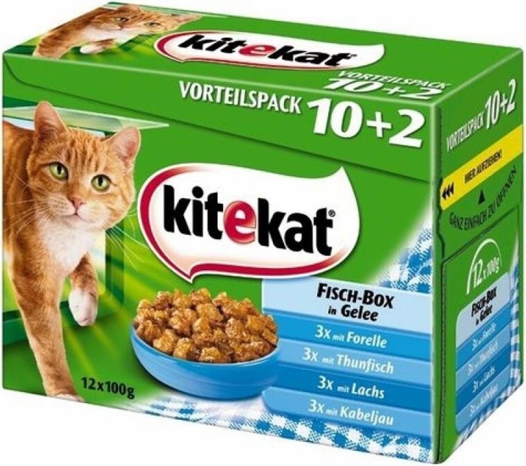 Kitekat Fischbox 12x100g